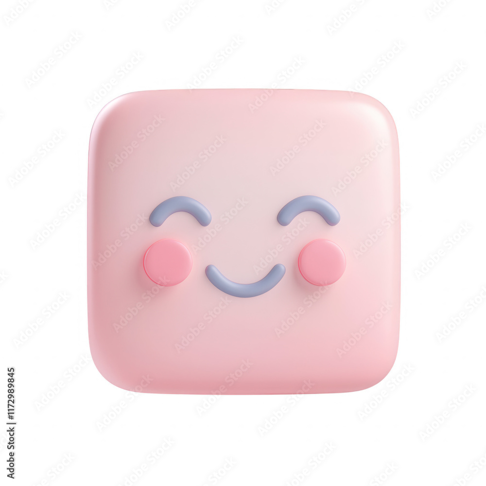 A cute, smiling character with a pink background, perfect for playful designs., isolated on a transparent background. A cute, smiling character with a pink background, perfect for playful designs., isolated on a transparent background.