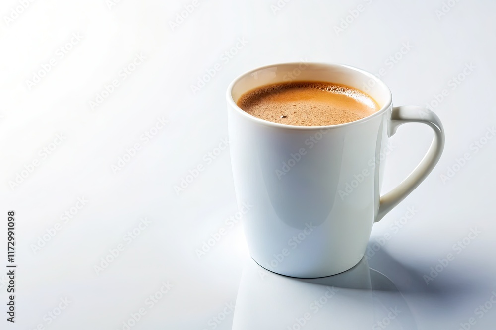 Fototapeta premium Plain White 11oz Mug Mockup: Clean & Simple Product Photography