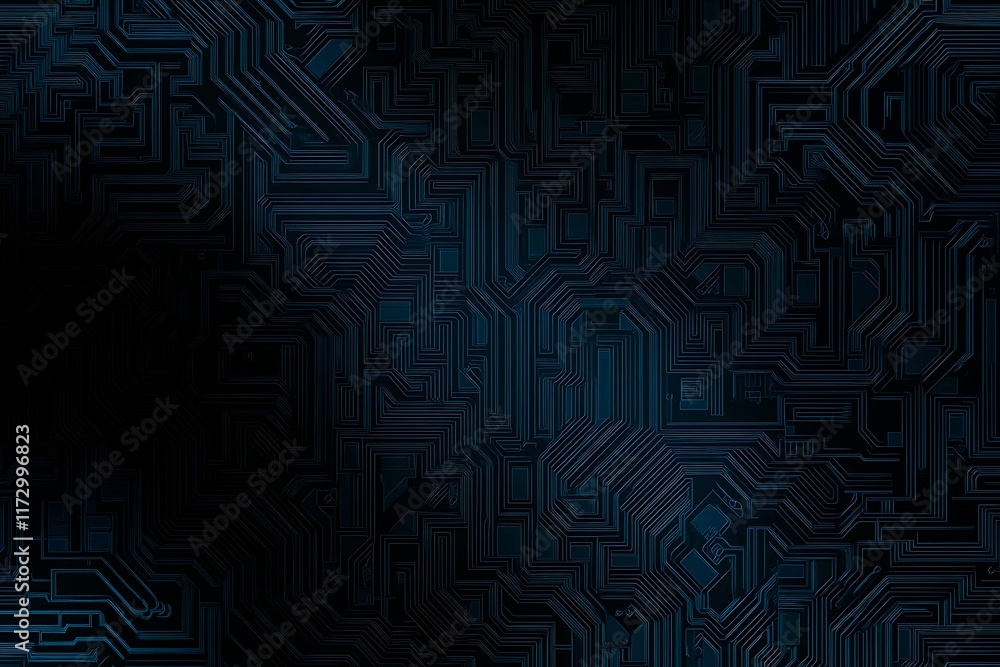 Abstract close-up of a glowing blue digital circuit board, showcasing intricate connections and technological design on a black background.
Abstract close-up of a glowing blue digital circuit board, showcasing intricate connections and technological design on a black background.