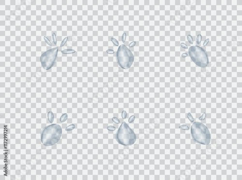 set of waterdrop splash shaped isolated on  background