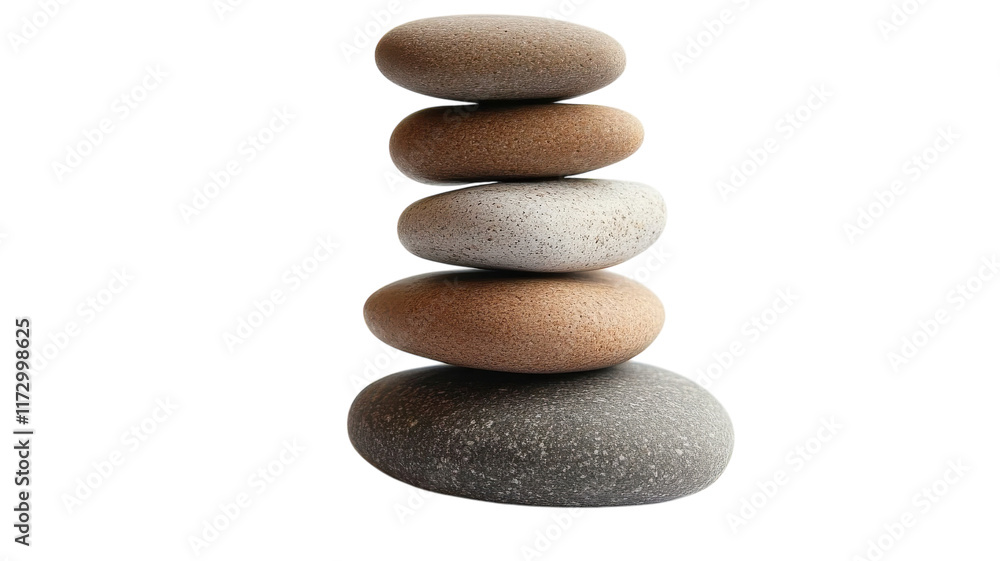 A Serene Stack of Smooth River Stones Perfect for Tranquil Decoration and Mindfulness Practices. A Serene Stack of Smooth River Stones Perfect for Tranquil Decoration and Mindfulness Practices.