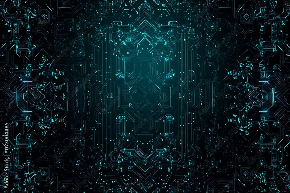 Abstract close-up of a glowing blue digital circuit board, showcasing intricate connections and technological design on a black background.
Abstract close-up of a glowing blue digital circuit board, showcasing intricate connections and technological design on a black background.