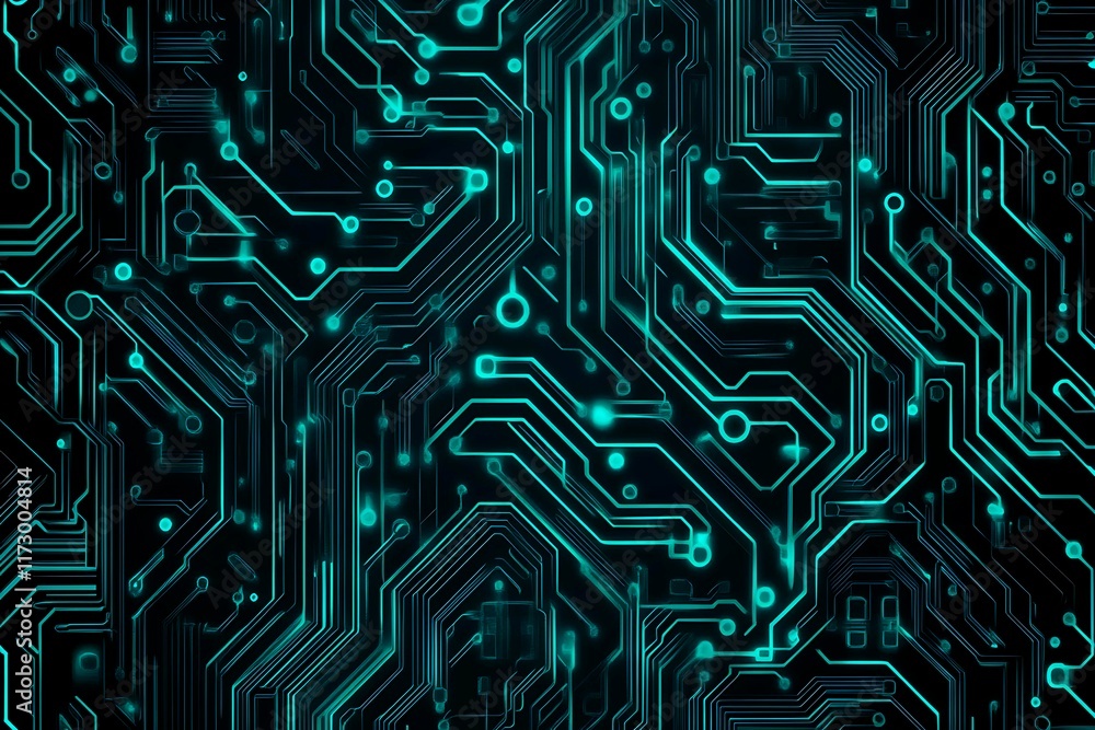 Abstract close-up of a glowing blue digital circuit board, showcasing intricate connections and technological design on a black background.
Abstract close-up of a glowing blue digital circuit board, showcasing intricate connections and technological design on a black background.