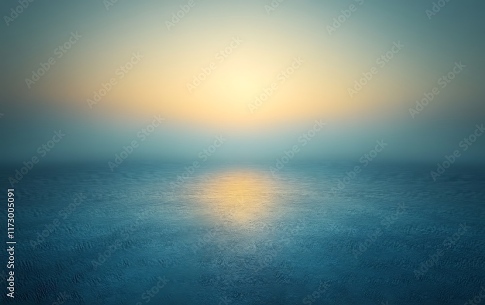 Serene sunrise over calm water. Serene sunrise over calm water.