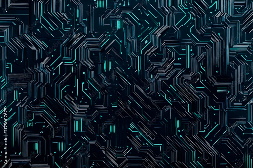 Abstract close-up of a glowing blue digital circuit board, showcasing intricate connections and technological design on a black background.
Abstract close-up of a glowing blue digital circuit board, showcasing intricate connections and technological design on a black background.