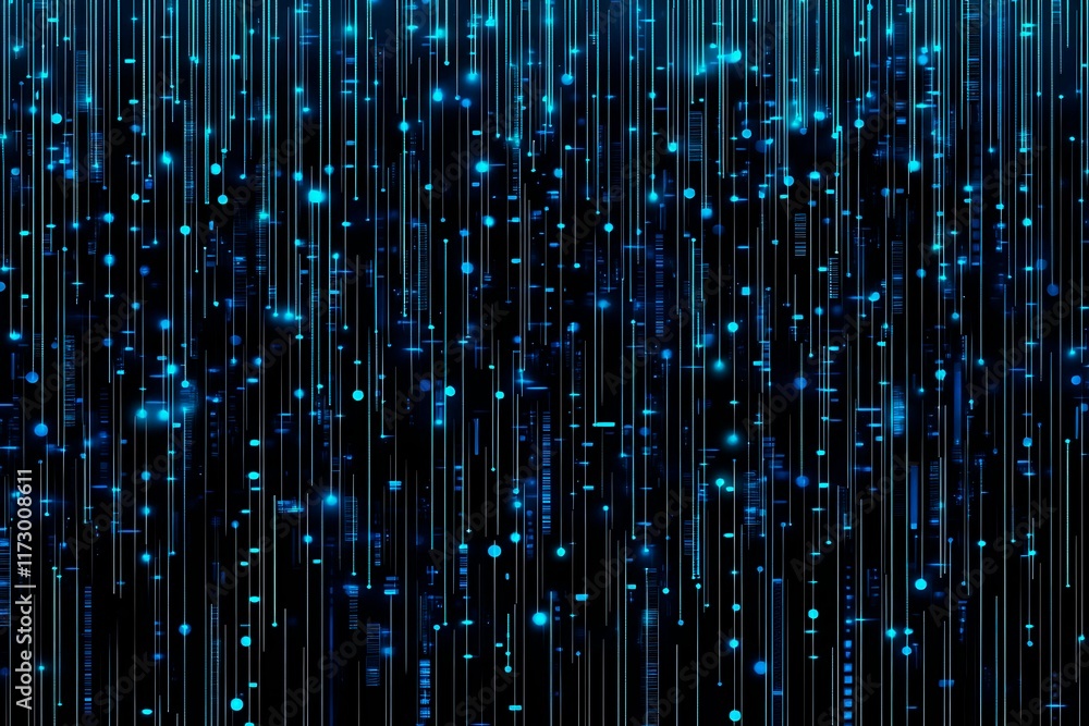 Abstract close-up of a glowing blue digital circuit board, showcasing intricate connections and technological design on a black background.
Abstract close-up of a glowing blue digital circuit board, showcasing intricate connections and technological design on a black background.