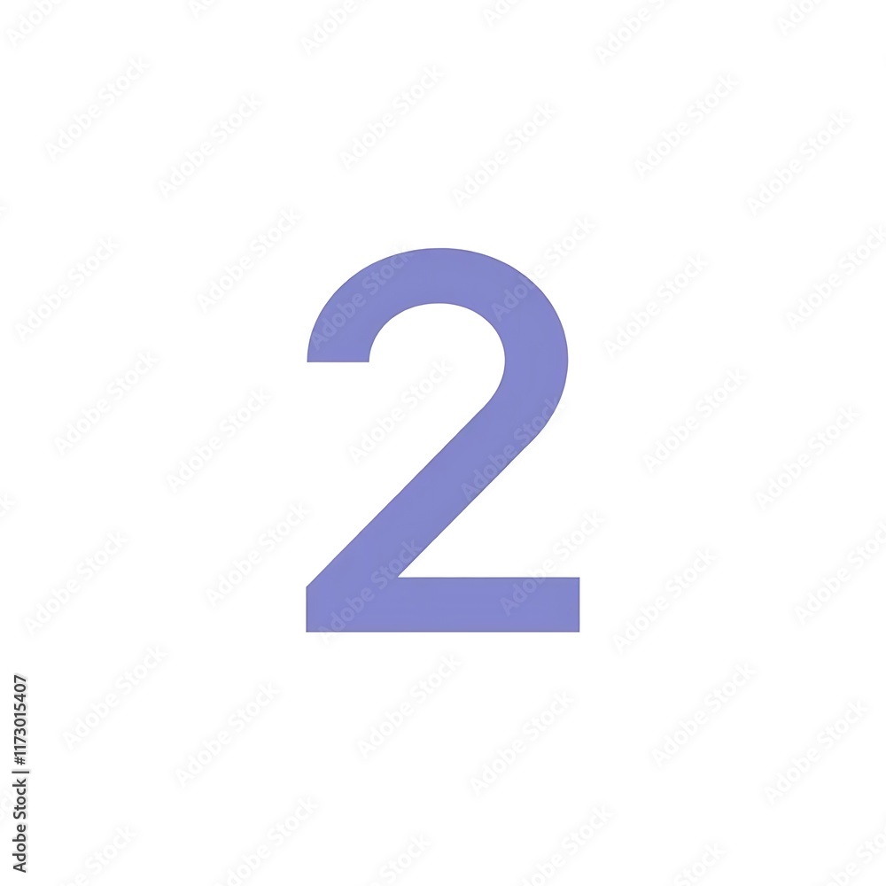 Serene Lavender Number Two: Minimalist Digital Art Serene Lavender Number Two: Minimalist Digital Art