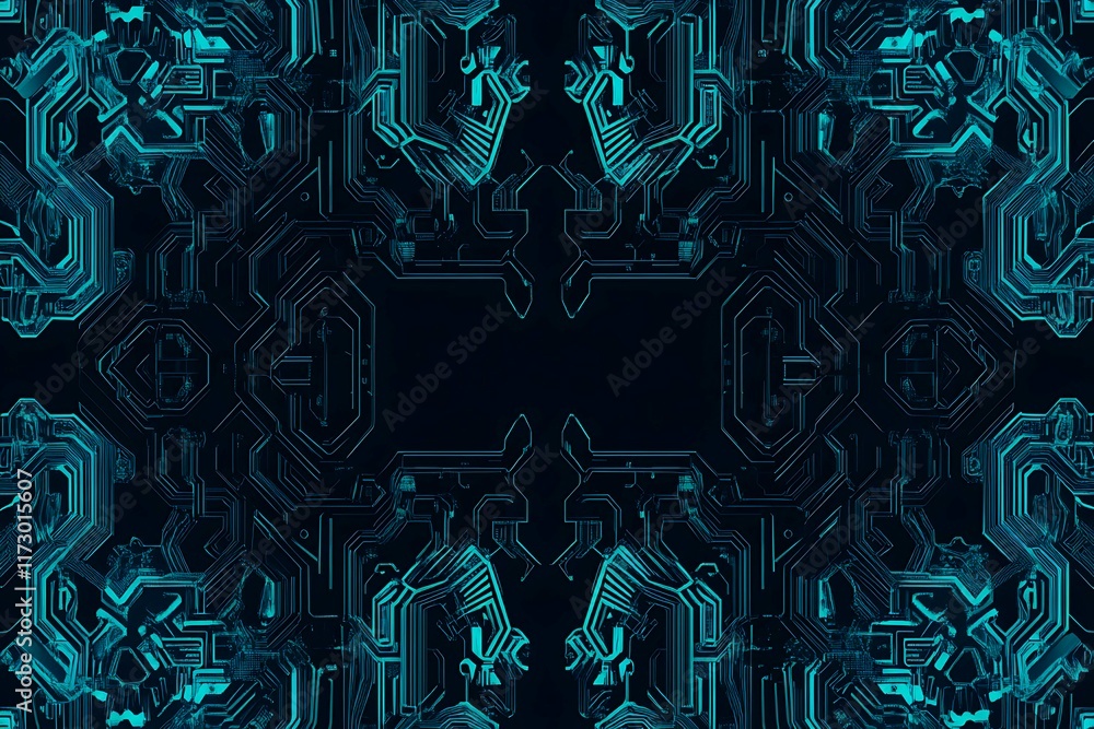 Abstract close-up of a glowing blue digital circuit board, showcasing intricate connections and technological design on a black background.
Abstract close-up of a glowing blue digital circuit board, showcasing intricate connections and technological design on a black background.