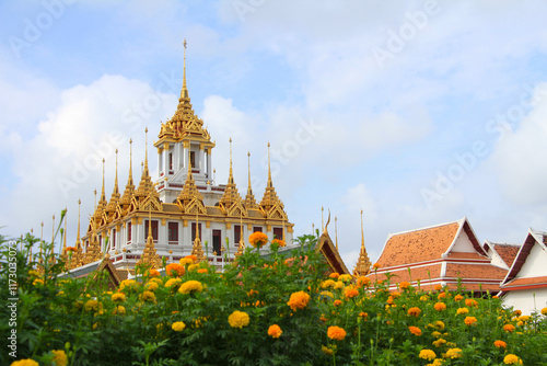 Beautiful Wat Ratchanatdaram in Bangkok, Thailand photo