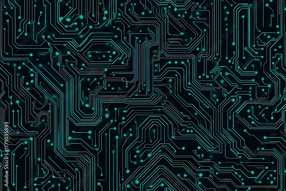 Abstract close-up of a glowing blue digital circuit board, showcasing intricate connections and technological design on a black background.
Abstract close-up of a glowing blue digital circuit board, showcasing intricate connections and technological design on a black background.