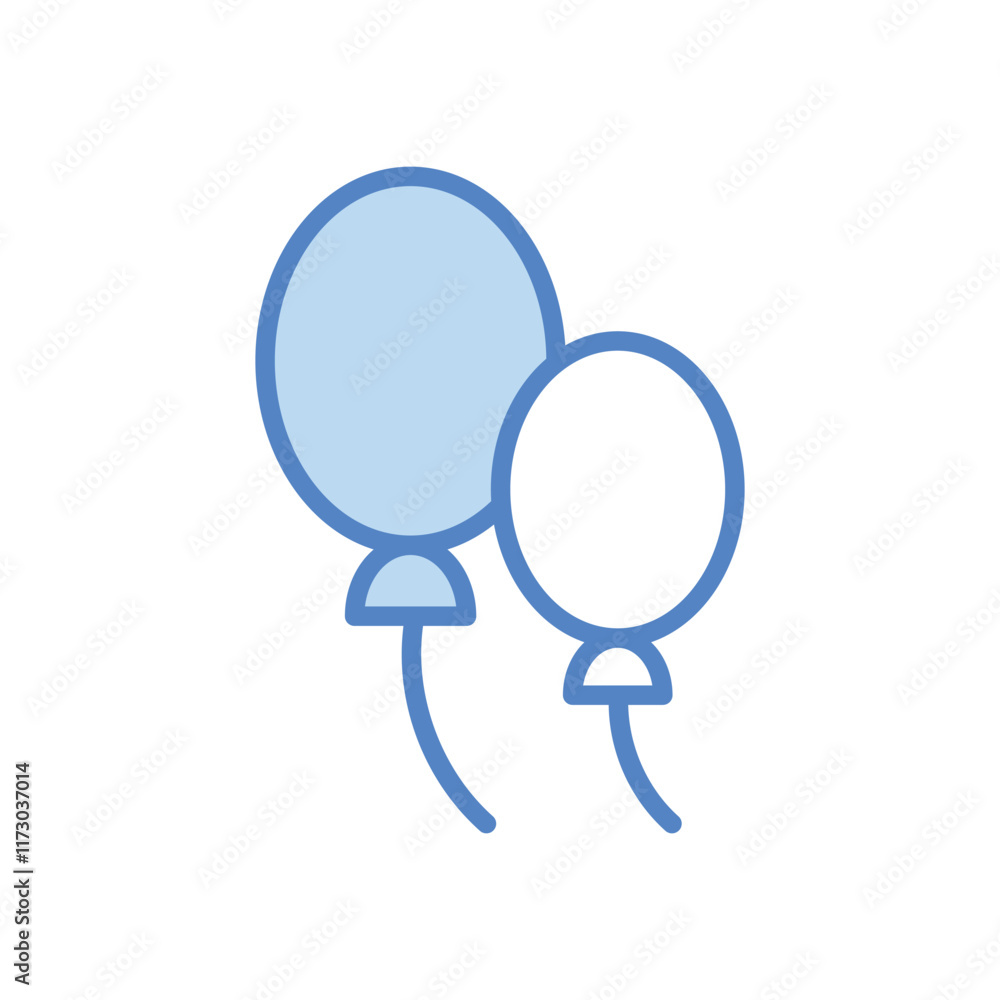 Balloons icon. Event icon design. vector graphic Balloons icon. Event icon design. vector graphic