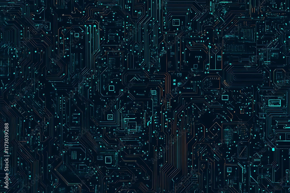 Abstract close-up of a glowing blue digital circuit board, showcasing intricate connections and technological design on a black background.
Abstract close-up of a glowing blue digital circuit board, showcasing intricate connections and technological design on a black background.