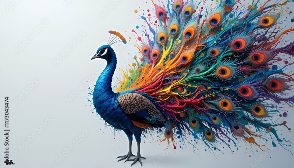 Vibrant Peacock: A Symphony of Colors Vibrant Peacock: A Symphony of Colors