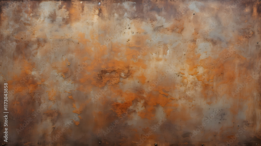 Digital rusted old painted metal sheet graphics poster background Digital rusted old painted metal sheet graphics poster background
