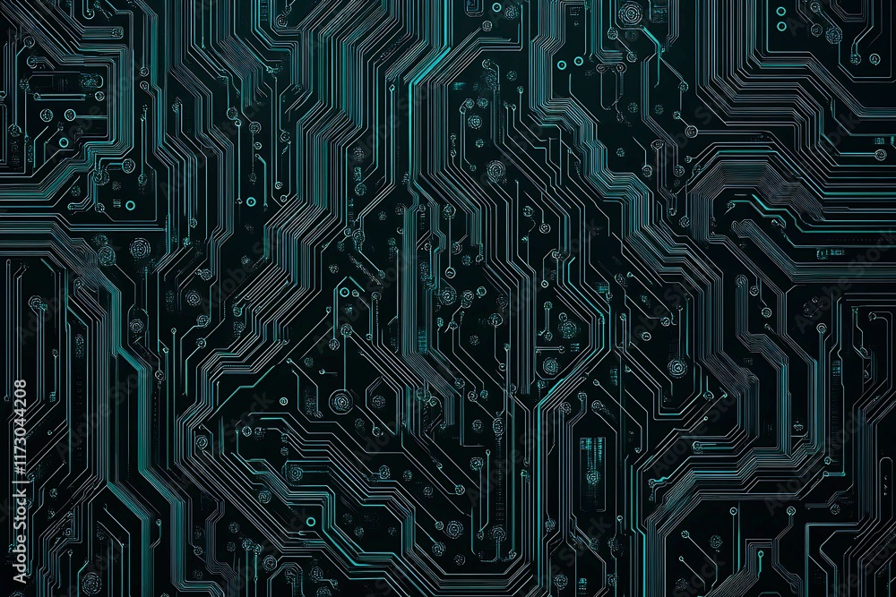 Abstract close-up of a glowing blue digital circuit board, showcasing intricate connections and technological design on a black background.
Abstract close-up of a glowing blue digital circuit board, showcasing intricate connections and technological design on a black background.