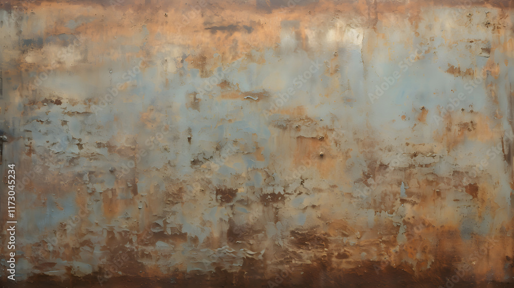 Digital rusted old painted metal sheet graphics poster background Digital rusted old painted metal sheet graphics poster background