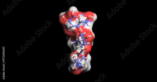 Beta-glucan, Polysaccharide, nutraceutical, 3D molecule spinning 4K