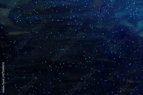 Wallpaper Mural Abstract close-up of a glowing blue digital circuit board, showcasing intricate connections and technological design on a black background.
 Torontodigital.ca