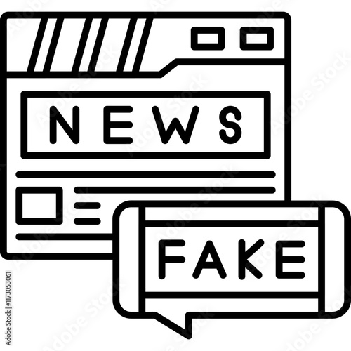 Fake News Icon