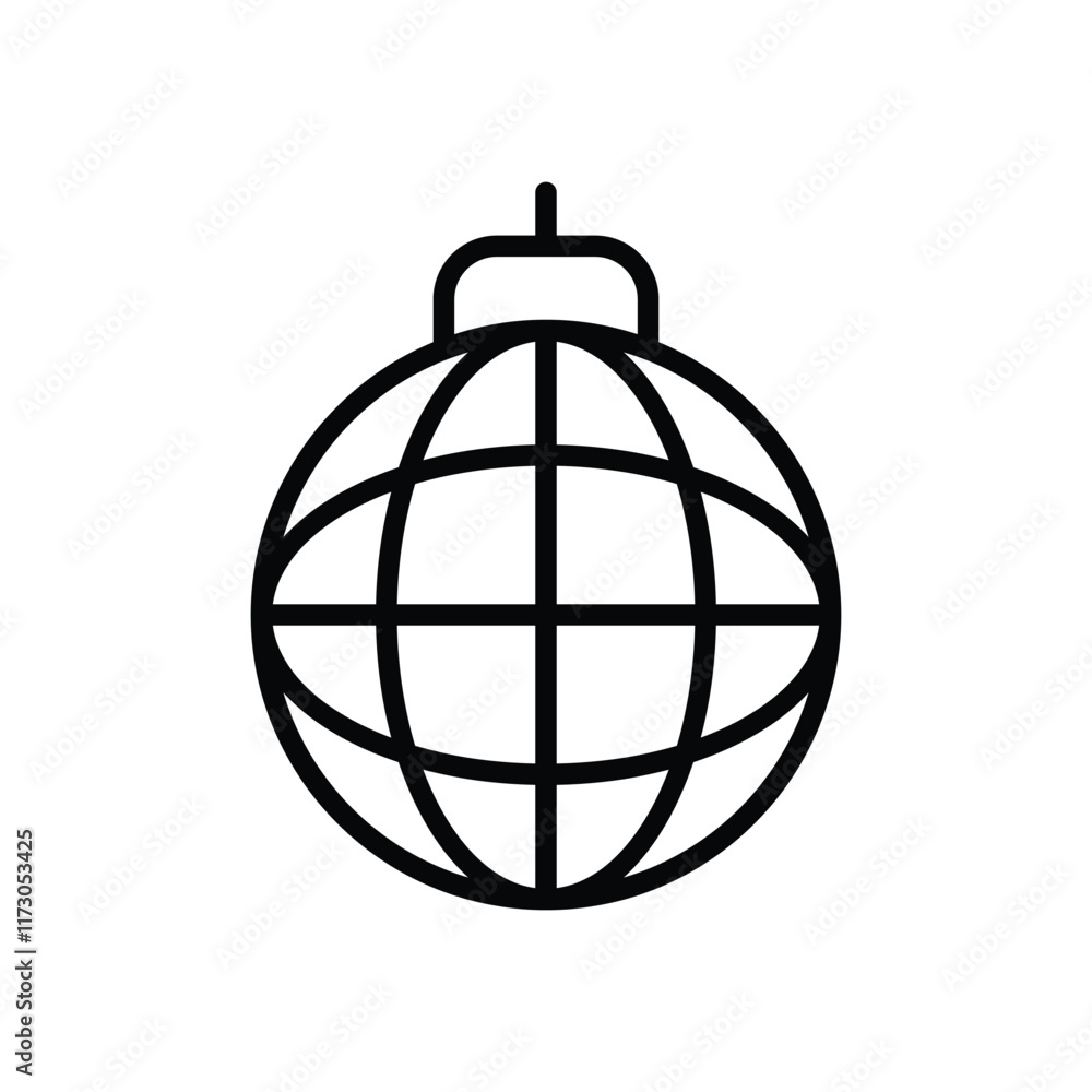 Disco Ball icon. Event icon design. vector graphic Disco Ball icon. Event icon design. vector graphic