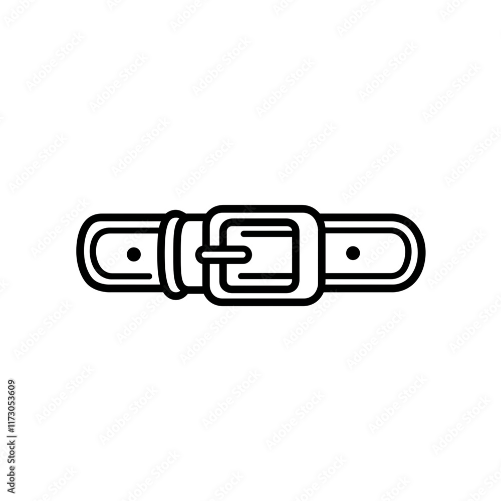 Minimalist Belt Icon Minimalist Belt Icon