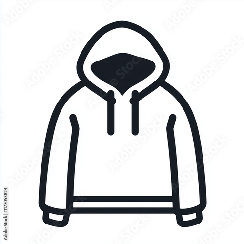 Minimalist Hoodie Icon