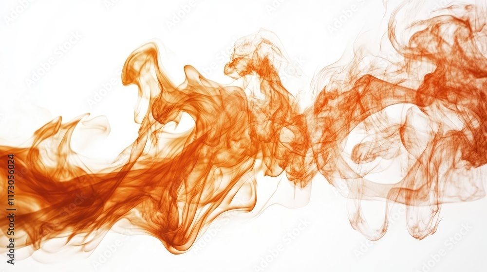 Intense Flames on white Background Isolated, Vivid orange flames rising fiercely against a white backdrop Intense Flames on white Background Isolated, Vivid orange flames rising fiercely against a white backdrop