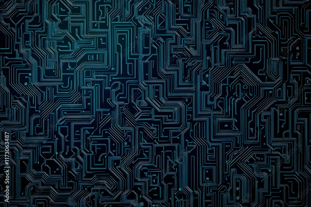 Abstract close-up of a glowing blue digital circuit board, showcasing intricate connections and technological design on a black background.
Abstract close-up of a glowing blue digital circuit board, showcasing intricate connections and technological design on a black background.