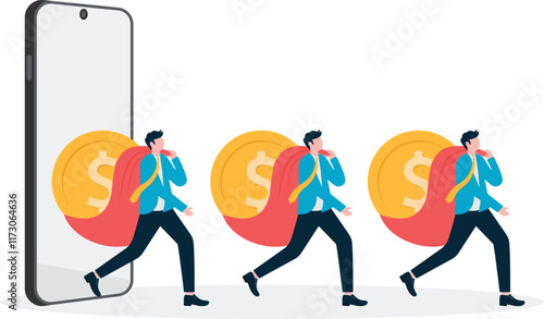 commercial illustrator, business concept
