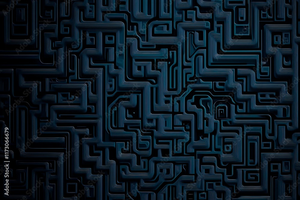 Abstract close-up of a glowing blue digital circuit board, showcasing intricate connections and technological design on a black background.
Abstract close-up of a glowing blue digital circuit board, showcasing intricate connections and technological design on a black background.