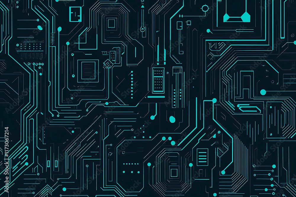 Abstract close-up of a glowing blue digital circuit board, showcasing intricate connections and technological design on a black background.
Abstract close-up of a glowing blue digital circuit board, showcasing intricate connections and technological design on a black background.