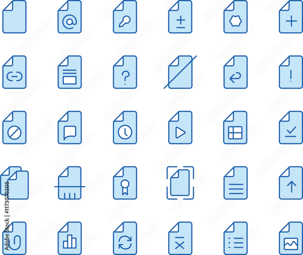 File duotone vector icons pack File duotone vector icons pack