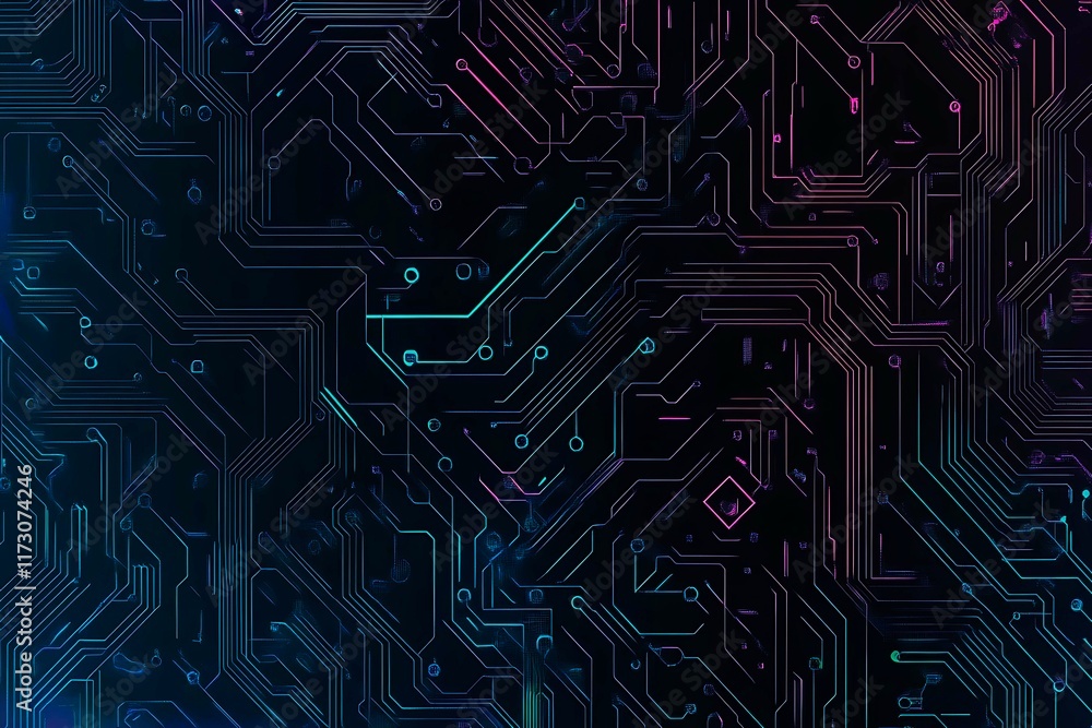 Abstract close-up of a glowing blue digital circuit board, showcasing intricate connections and technological design on a black background.
Abstract close-up of a glowing blue digital circuit board, showcasing intricate connections and technological design on a black background.