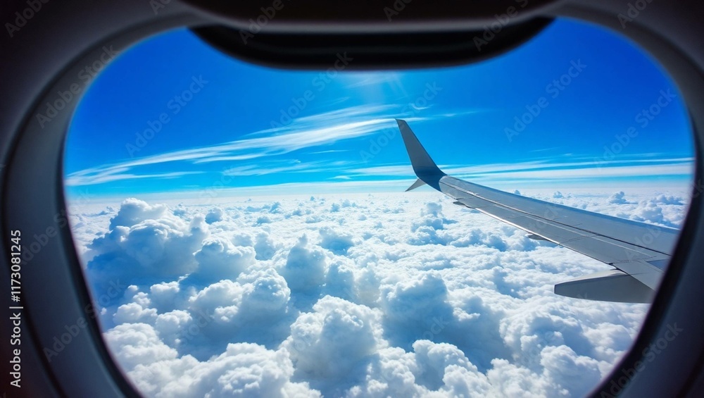 view from airplane window