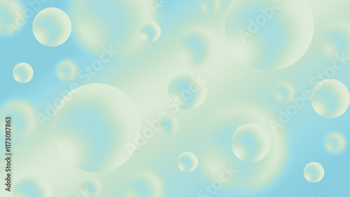 Wallpaper Mural Water drops on gradient background bubble color concept graphic for illustration Torontodigital.ca