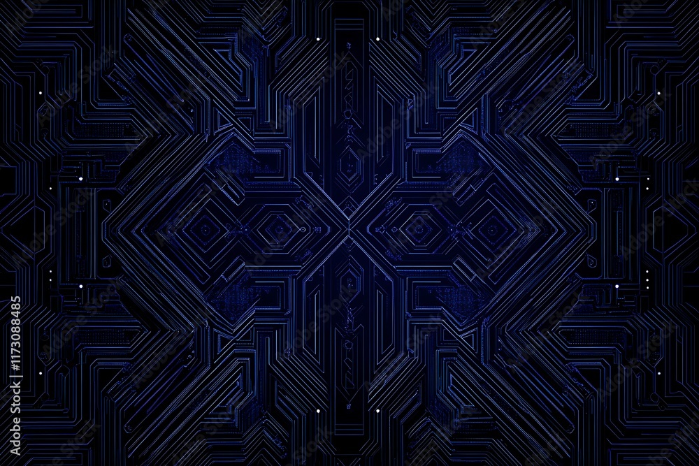 Abstract close-up of a glowing blue digital circuit board, showcasing intricate connections and technological design on a black background.
Abstract close-up of a glowing blue digital circuit board, showcasing intricate connections and technological design on a black background.