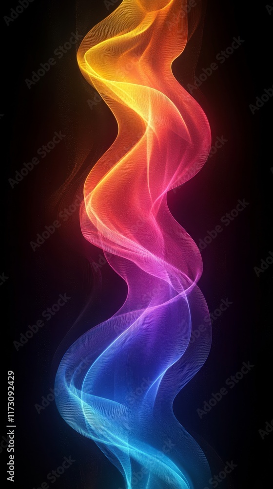 Glowing rainbow hues gradient background, light wave texture, presentation slide, retro aesthetic, Generative AI Glowing rainbow hues gradient background, light wave texture, presentation slide, retro aesthetic, Generative AI