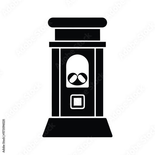 black and white clock