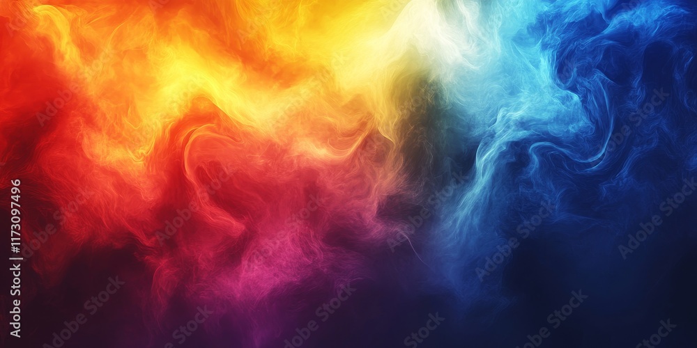 Vibrant rainbow hues gradient background, color swirl texture, digital background, high-contrast edges, Generative AI Vibrant rainbow hues gradient background, color swirl texture, digital background, high-contrast edges, Generative AI