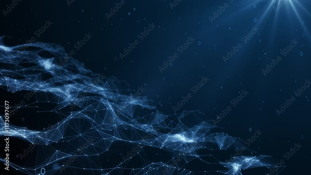 Plexus abstract game esport network business technology trailer titles cinematic openers background loop