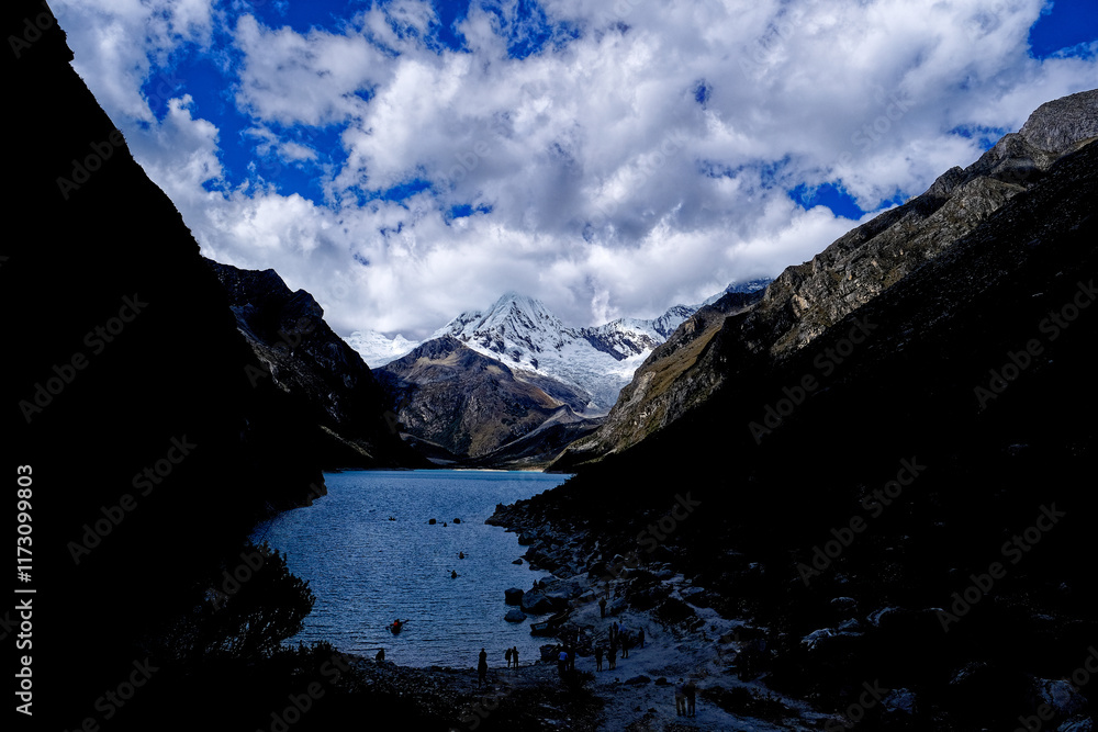 Fototapeta premium High Andes lakeland