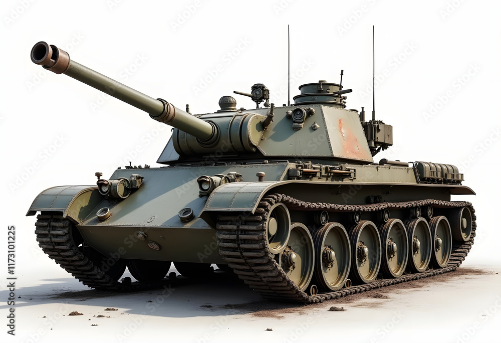 Military tank isolated on white background
Military tank isolated on white background