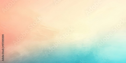 Pastel turquoise beige gradient background, vivid gradients texture, digital background, modern layout, Generative AI