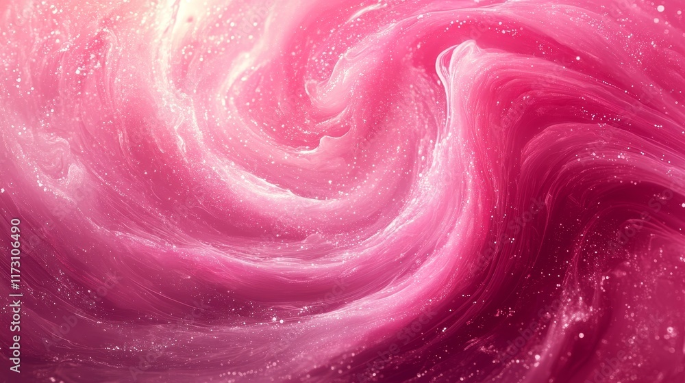 Obraz premium Soft pink magenta gradient background, holographic patterns texture, presentation slide, retro aesthetic, Generative AI