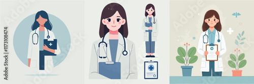 vector of doctor profession