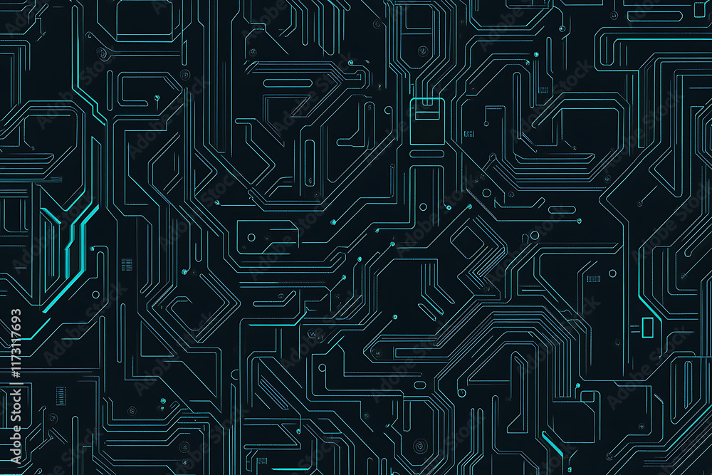 Abstract close-up of a glowing blue digital circuit board, showcasing intricate connections and technological design on a black background.
Abstract close-up of a glowing blue digital circuit board, showcasing intricate connections and technological design on a black background.