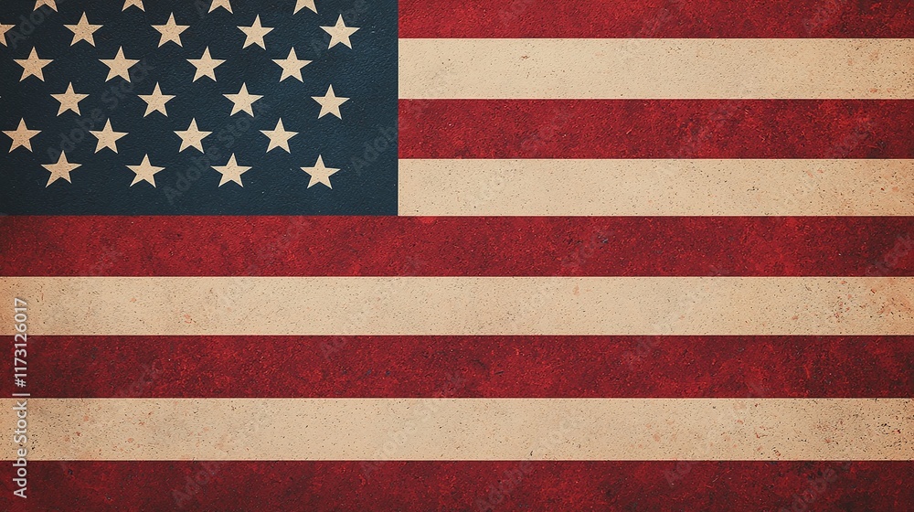 Grunge textured American flag. (1) Grunge textured American flag. (1)
