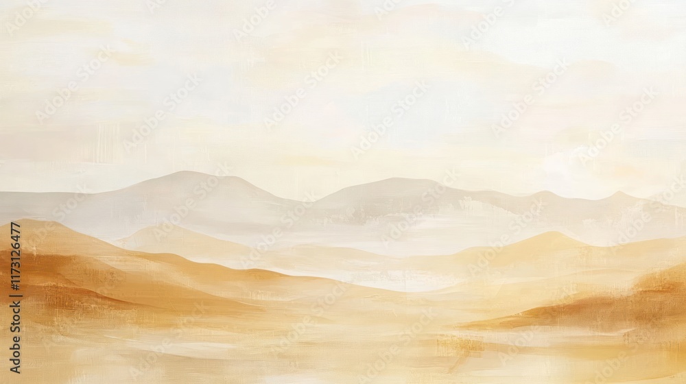 A serene landscape featuring soft, muted tones of beige and brown, evoking calmness. A serene landscape featuring soft, muted tones of beige and brown, evoking calmness.