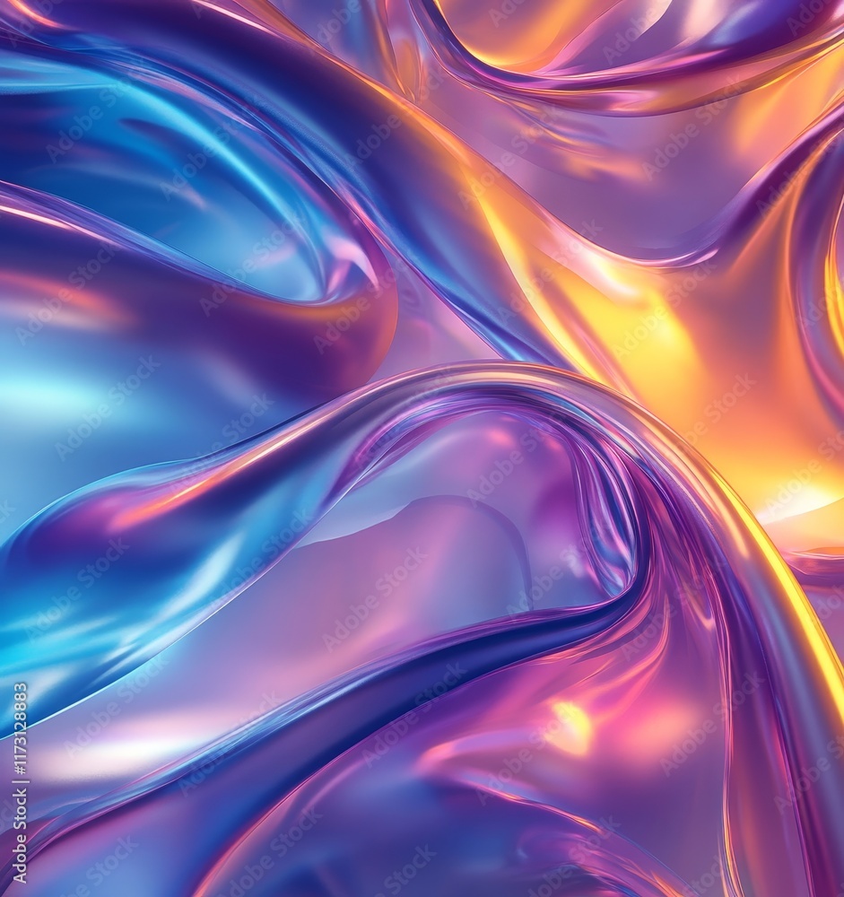Vibrant Fluid Digital Design, Generative AI Vibrant Fluid Digital Design, Generative AI