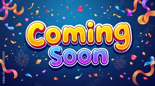 Coming Soon Announcement illustration